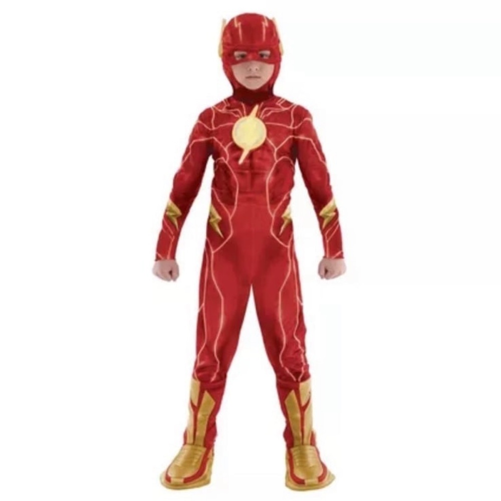 Light up kids flash costume